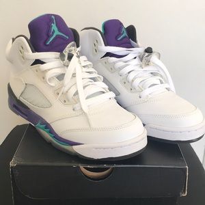Nike Air Jordan 5 Retro GS Grape Fresh Prince